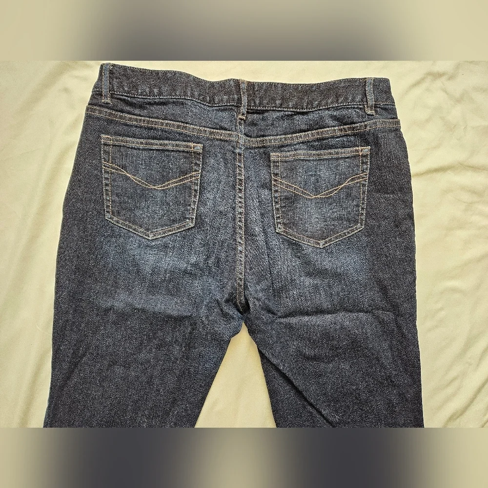 J Jill Womens Bootcut Jeans Dark Wash Stretch Denim Authentic - Picture 8 of 10